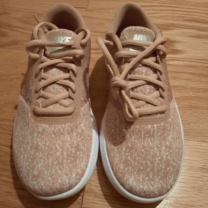 NIKE FLEX CONTACT PARTICLE PINK SILVER sneakers